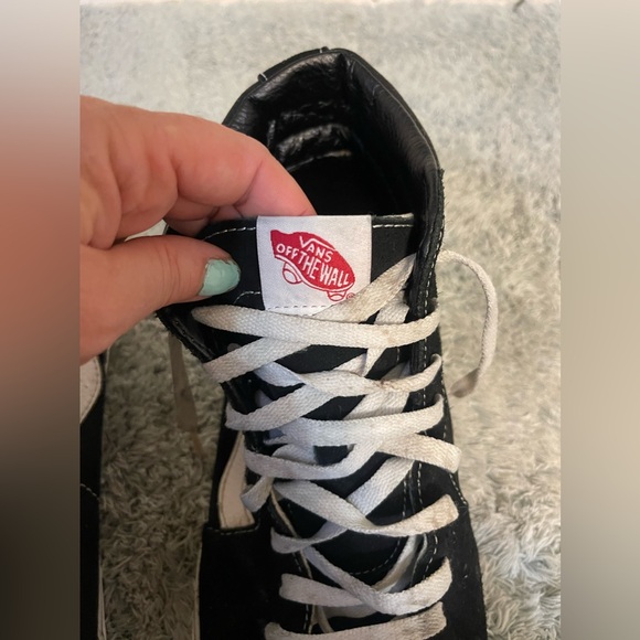 Vans Mens Black 500714 Old Skool Canvas Suede Lace Up Sneakers Size US 11 - Picture 4 of 8